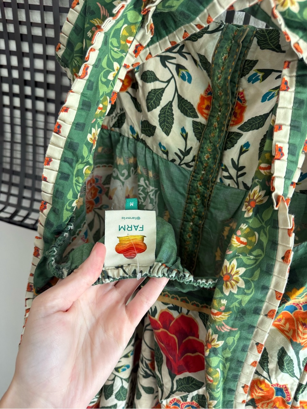 Farm Rio Garden Tapestry Maxi Dress - Picture 6 of 8